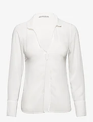 Abercrombie & Fitch - ANF WOMENS WOVENS - long-sleeved shirts - cloud dancer - 0