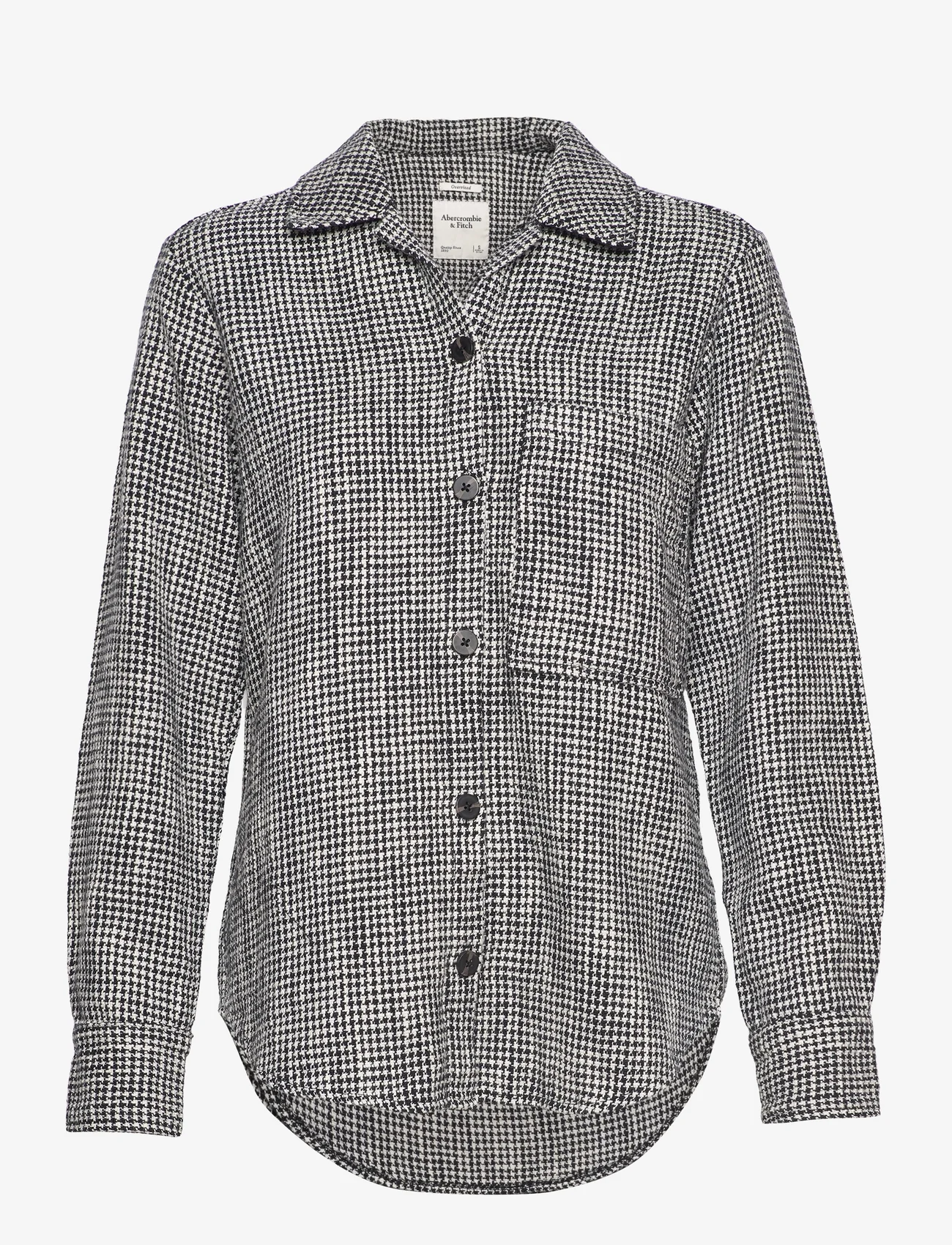 Abercrombie & Fitch - ANF WOMENS WOVENS - langærmede skjorter - grey texture - 0