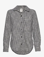 Abercrombie & Fitch - ANF WOMENS WOVENS - langermede skjorter - grey texture - 0