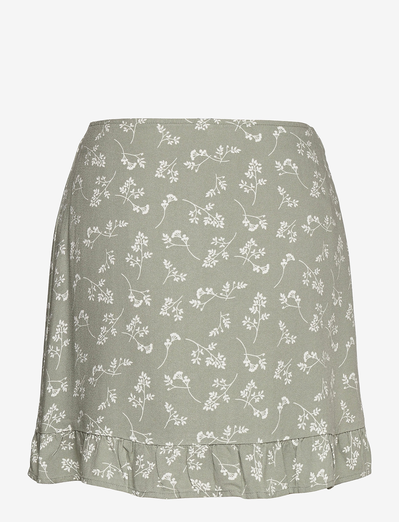 Abercrombie & Fitch - ANF WOMENS SKIRTS - kurze röcke - green floral - 1