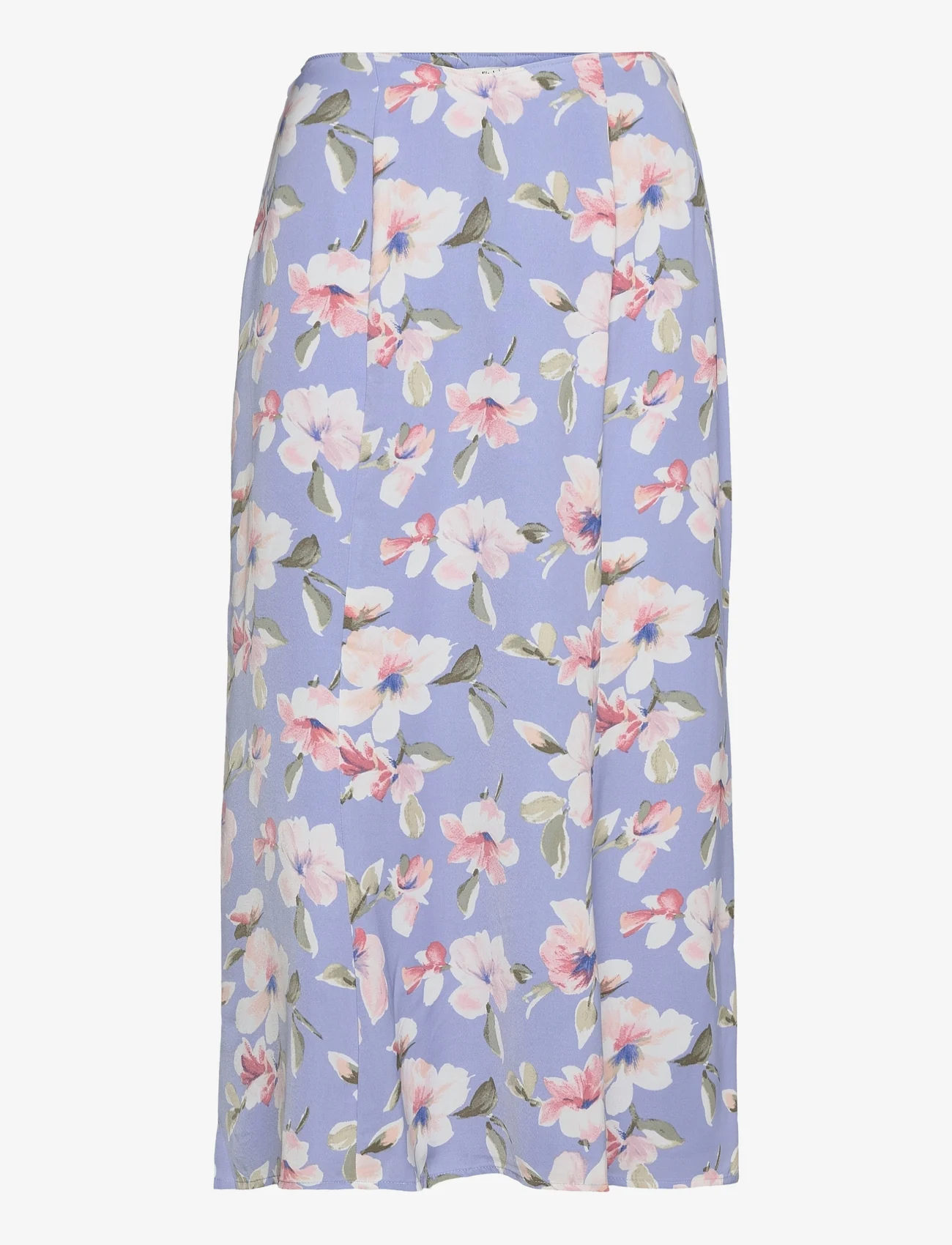 Abercrombie & Fitch - ANF WOMENS SKIRTS - midi-röcke - blue floral - 0
