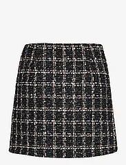 Abercrombie & Fitch - ANF WOMENS SKIRTS - spódnice mini - black and white tweed - 1