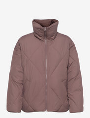Abercrombie & Fitch - ANF WOMENS OUTERWEAR - sulejoped ja voodriga joped - dark brown (midweight) - 0
