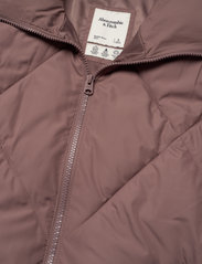 Abercrombie & Fitch - ANF WOMENS OUTERWEAR - sulejoped ja voodriga joped - dark brown (midweight) - 2