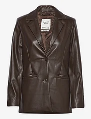 Abercrombie & Fitch - ANF WOMENS OUTERWEAR - ballīšu apģērbs par outlet cenām - dark brown - 0