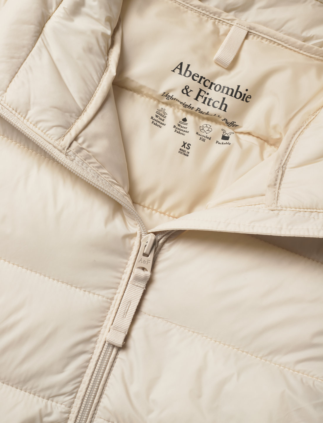 Abercrombie and fitch sales puffer jacket women's