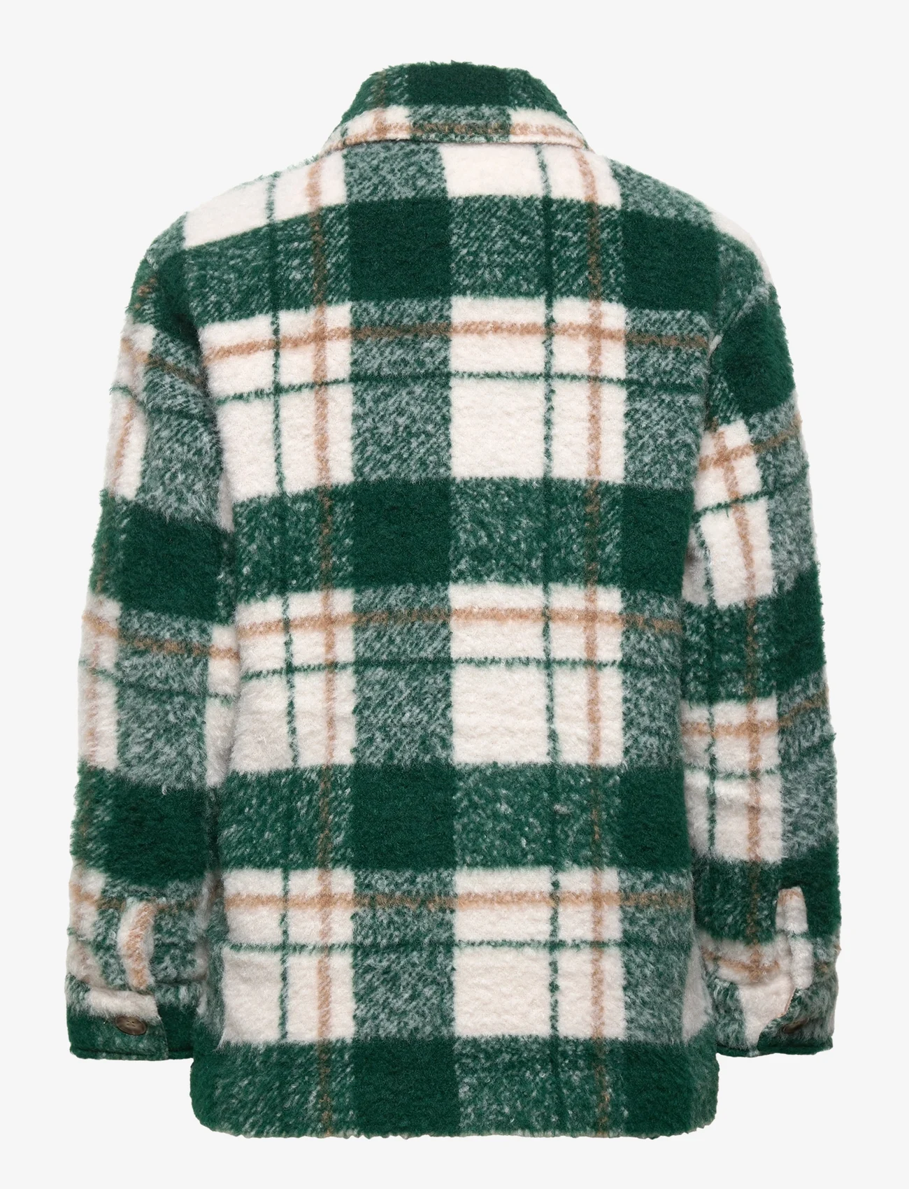 Abercrombie & Fitch - ANF WOMENS OUTERWEAR - vinterjakker - green buff check - 1