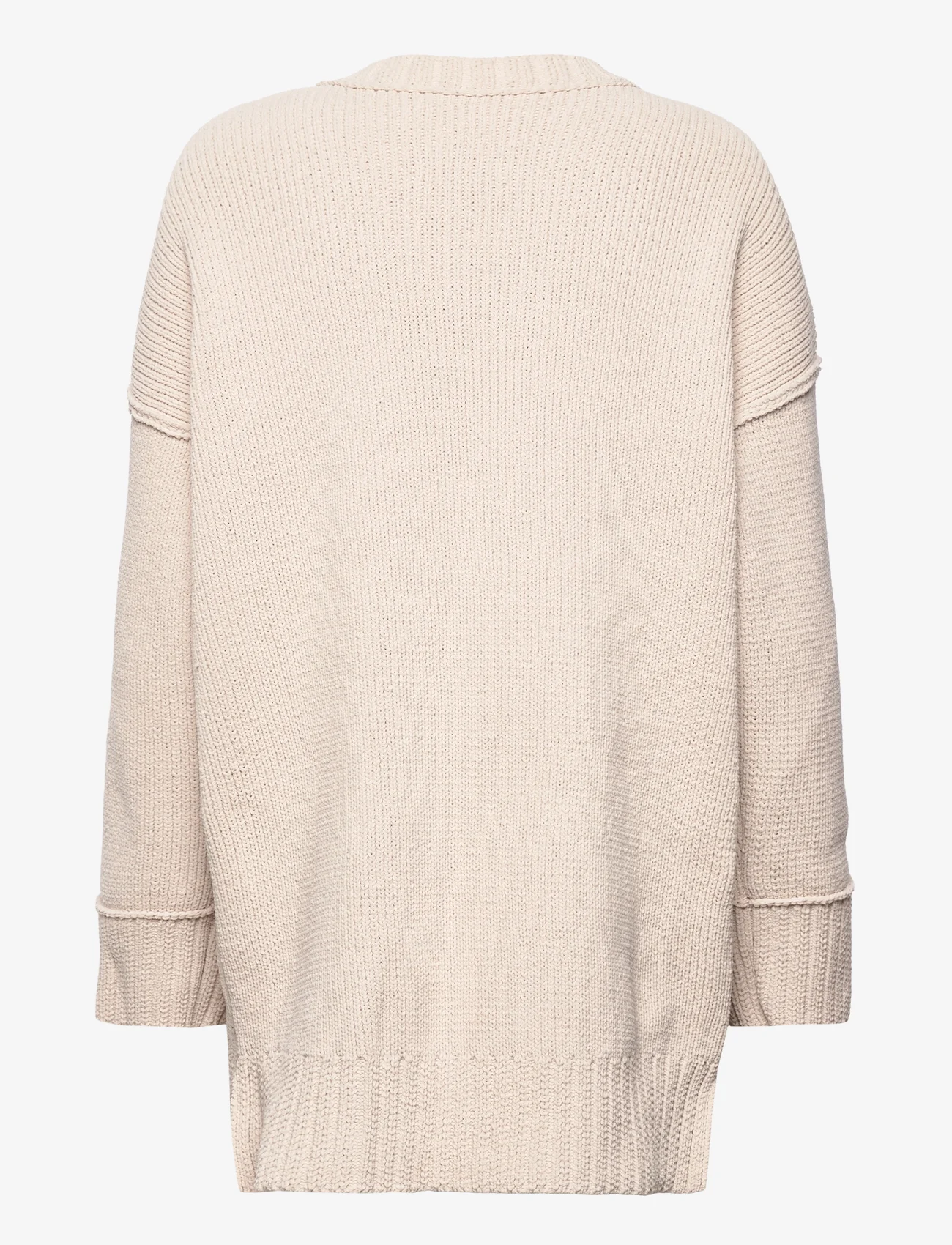 Abercrombie & Fitch - ANF WOMENS SWEATERS - kardiganid - pumise stone - 1