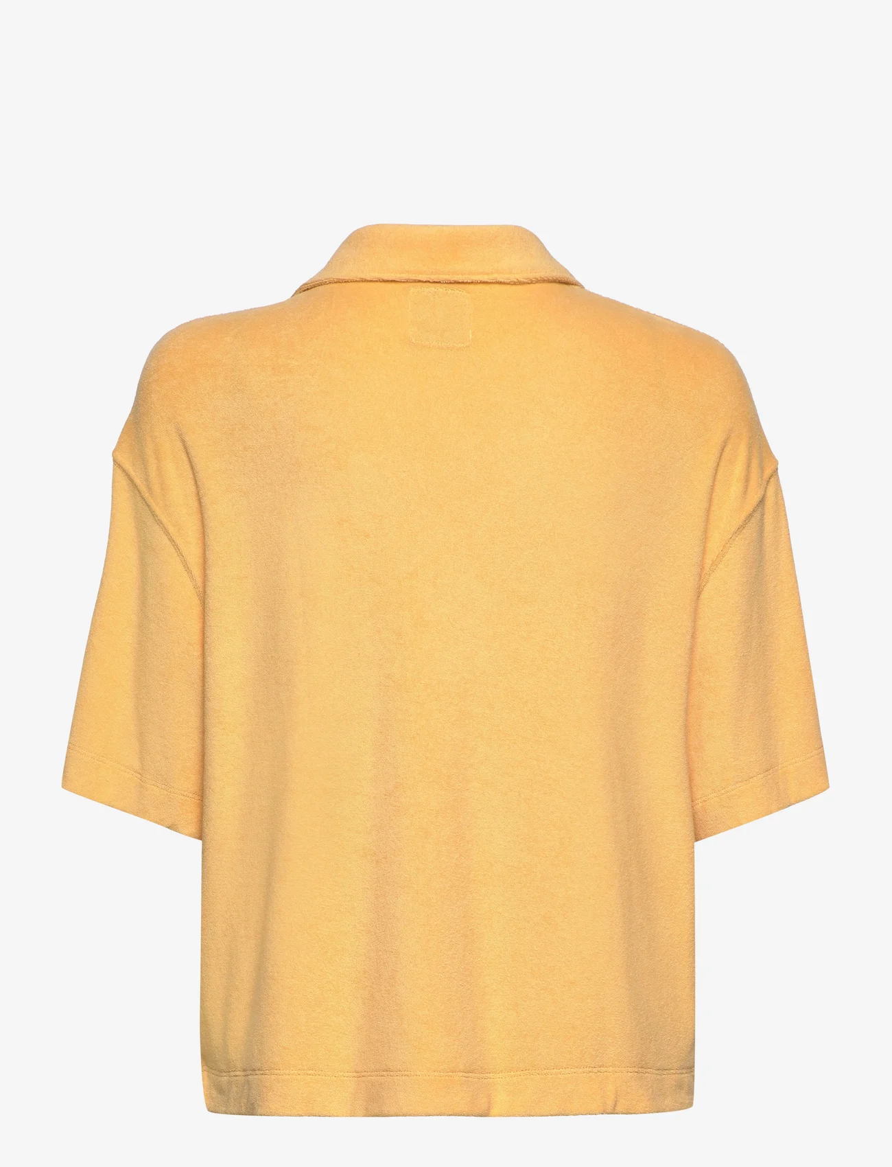 Abercrombie & Fitch - ANF WOMENS SWEATSHIRTS - kurzärmlige hemden - buff yellow - 1
