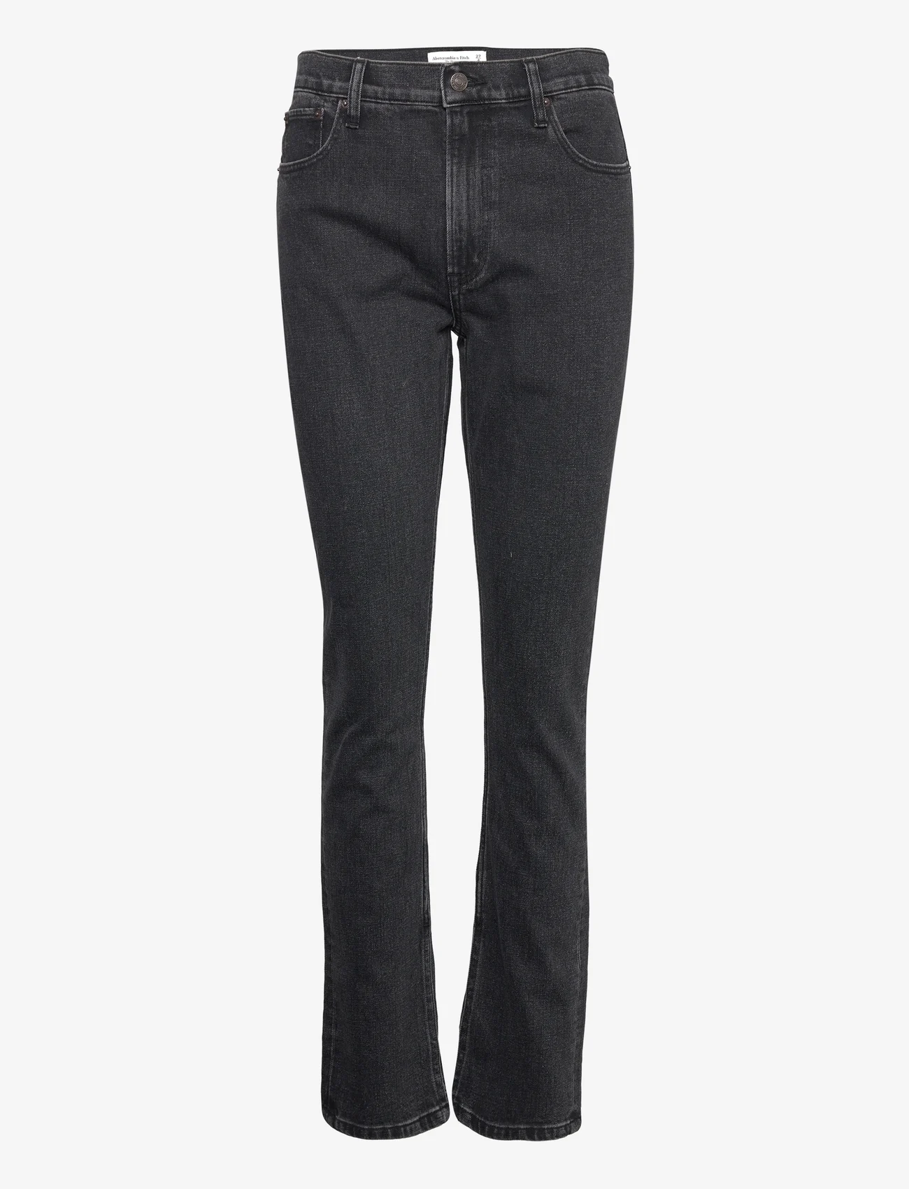 Abercrombie & Fitch - ANF WOMENS JEANS - džinsa bikses ar tievām starām - black - 0