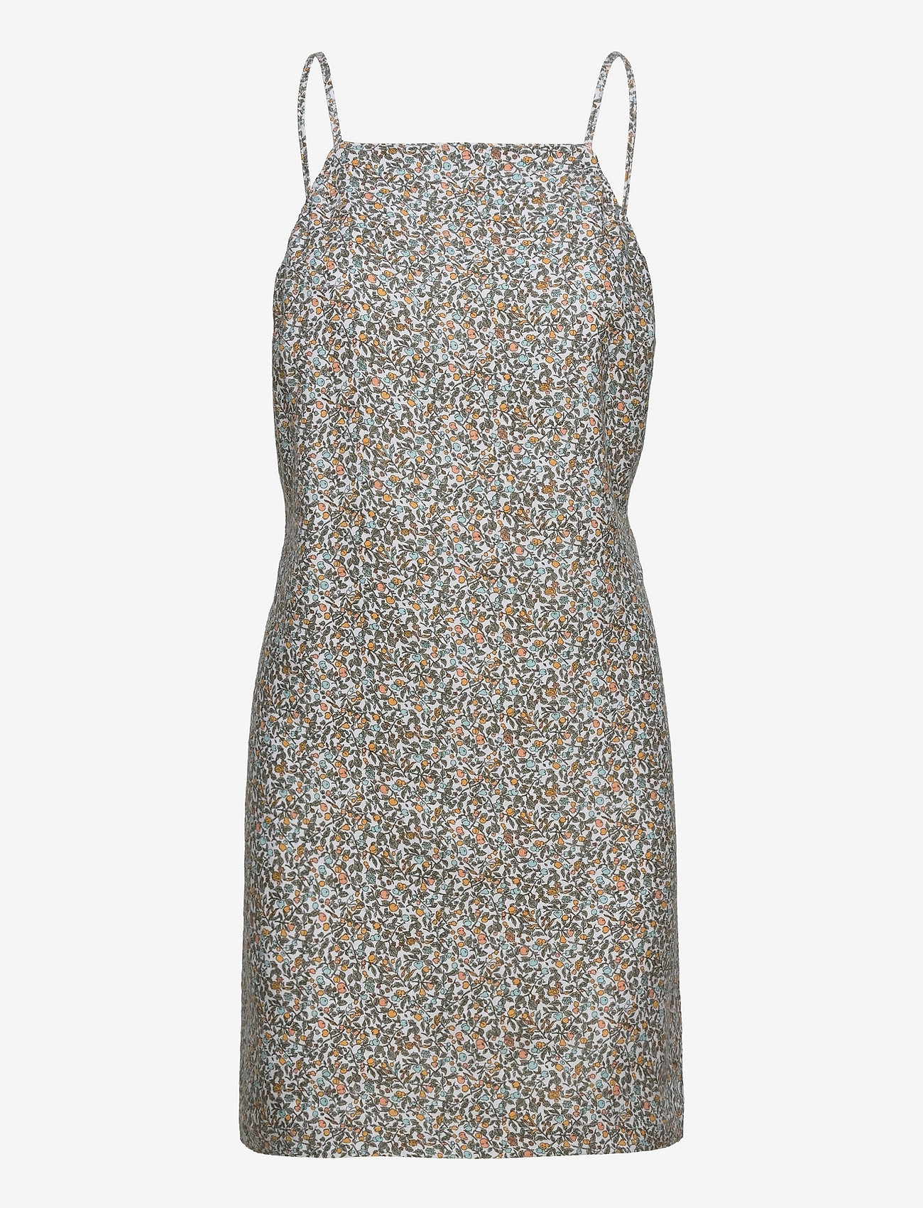 Abercrombie & Fitch - ANF WOMENS DRESSES - green floral - 0