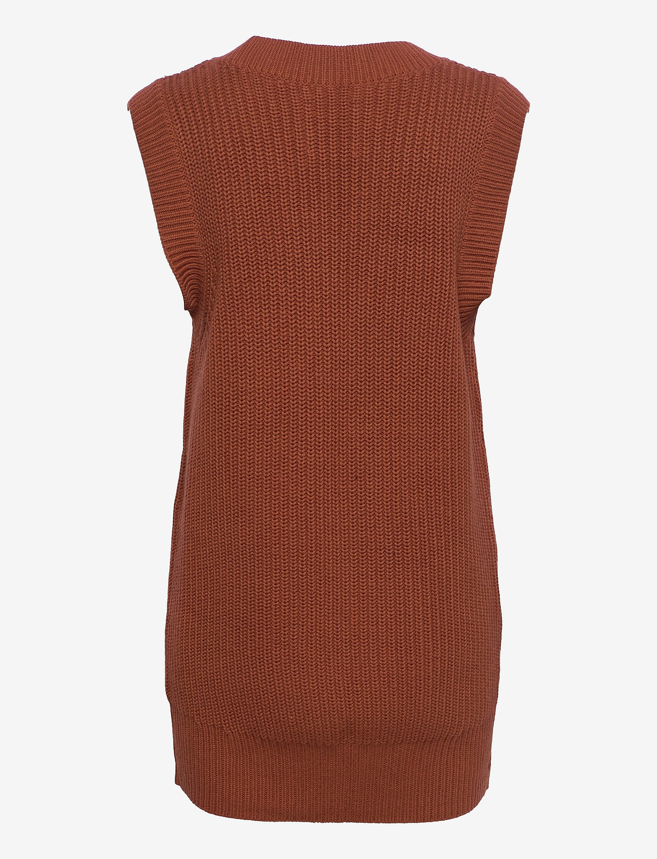 Abercrombie & Fitch - ANF WOMENS DRESSES - knitted vests - brown - 1