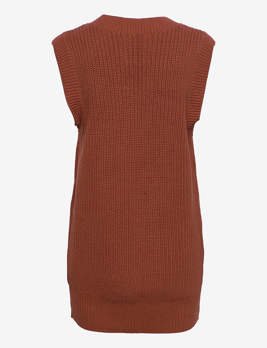Abercrombie & Fitch - ANF WOMENS DRESSES - strickwesten - brown - 1