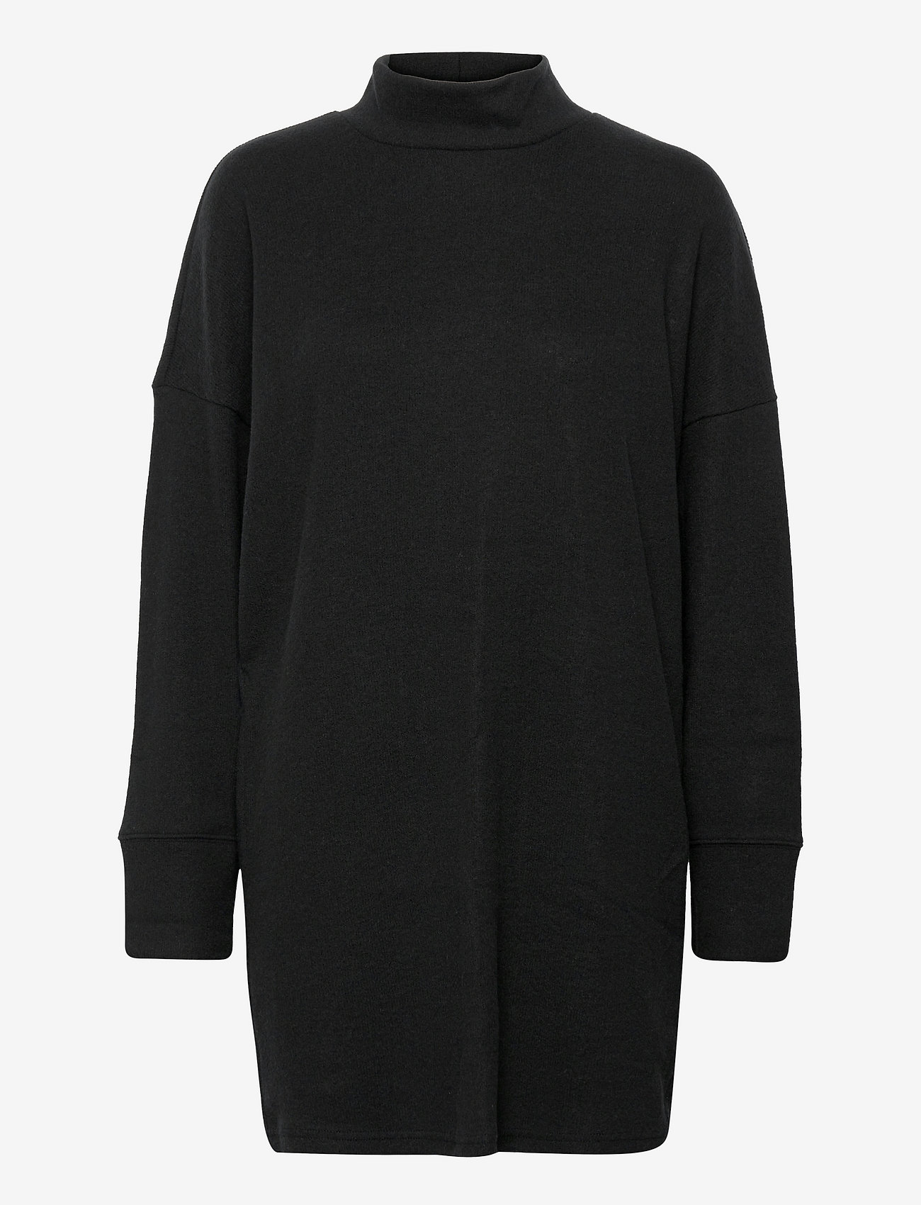 Abercrombie & Fitch - ANF WOMENS DRESSES - t-shirt jurken - black - 0