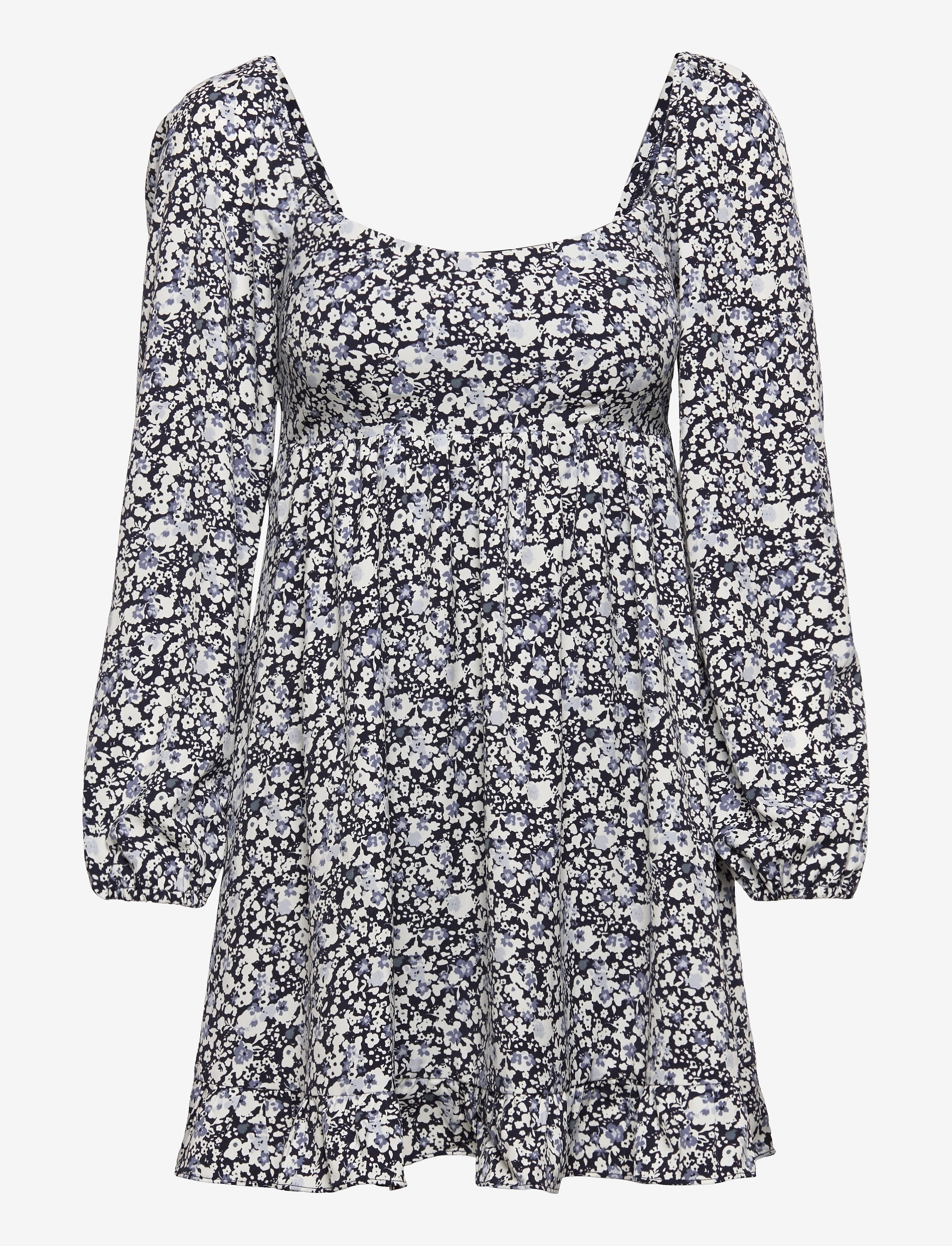 Abercrombie & Fitch ANF WOMENS DRESSES - Abercrombie & Fitch - BLUE FLORAL / multi