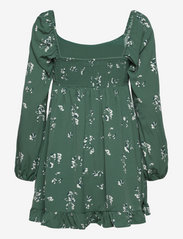 Abercrombie & Fitch - ANF WOMENS DRESSES - short dresses - green-grounded floral - 1