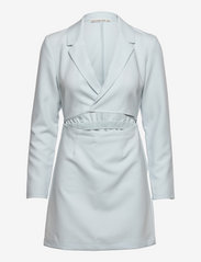 Abercrombie & Fitch - ANF WOMENS DRESSES - sukienki krótkie - blue solid - 0