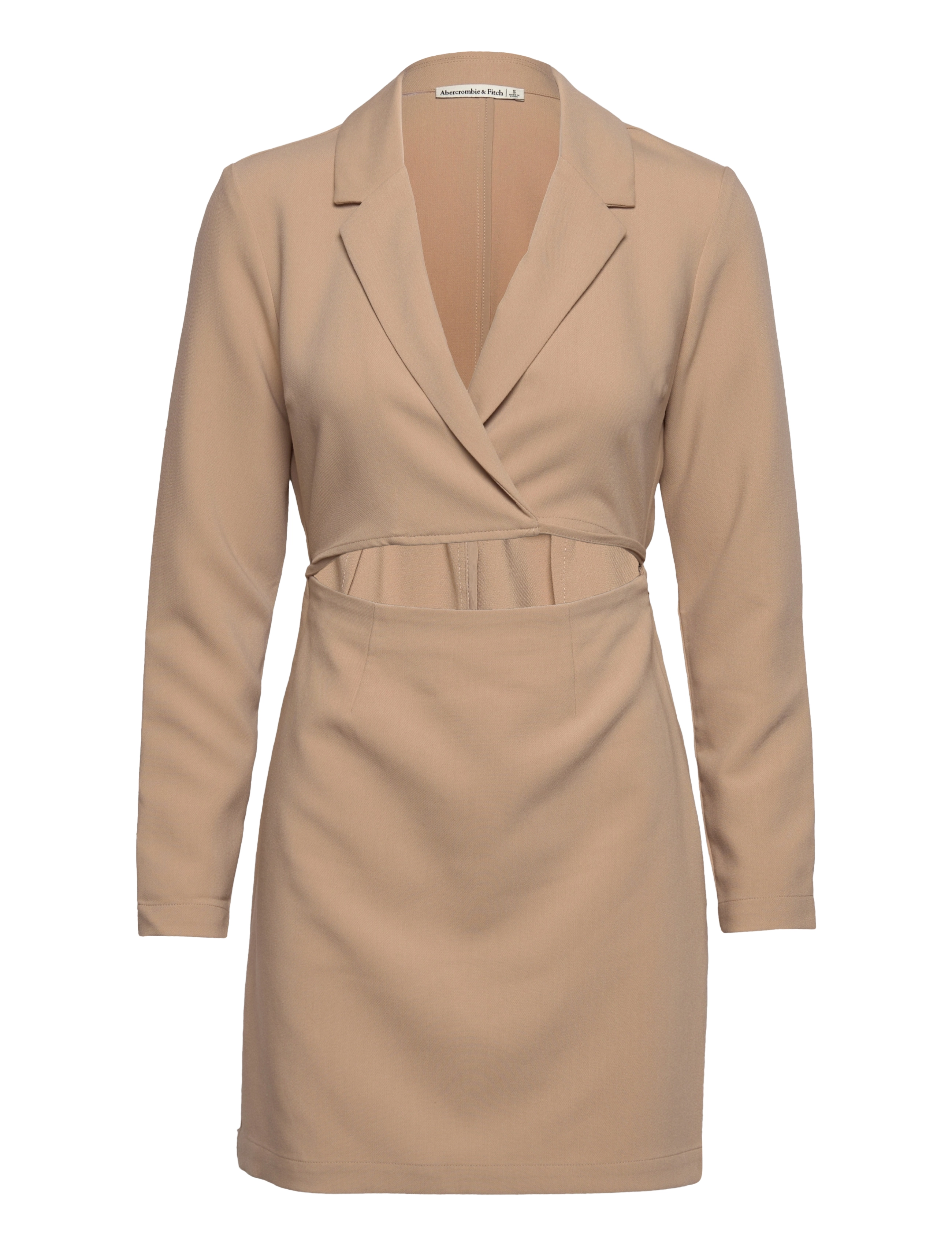ANF WOMENS DRESSES - BROWN SOLID