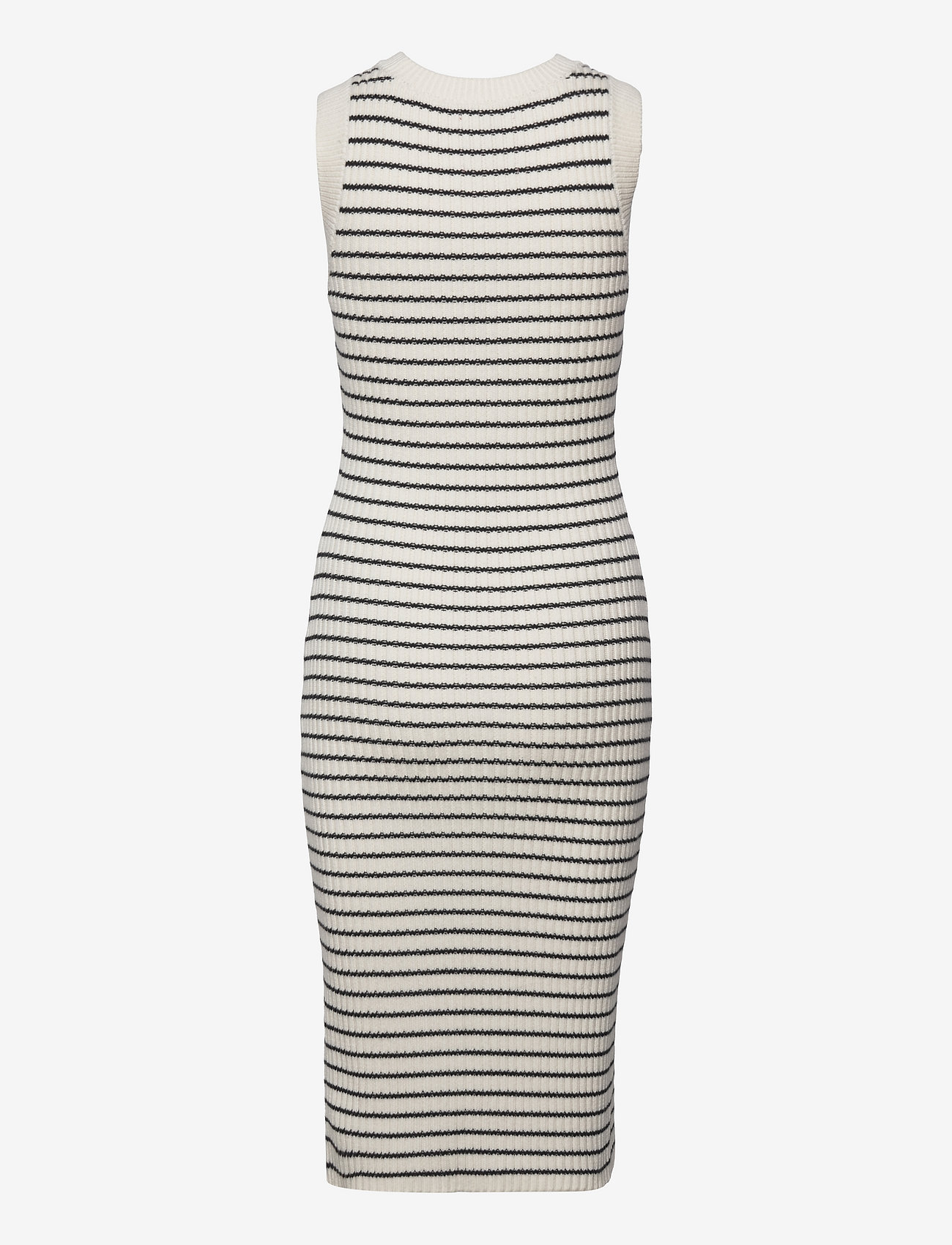 Abercrombie & Fitch - ANF WOMENS DRESSES - etuikleider - black and white stripe - 1