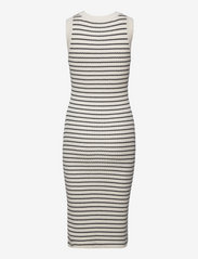 Abercrombie & Fitch - ANF WOMENS DRESSES - liibuvad kleidid - black and white stripe - 1