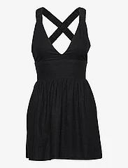 Abercrombie & Fitch - ANF WOMENS DRESSES - kurze kleider - black - 0