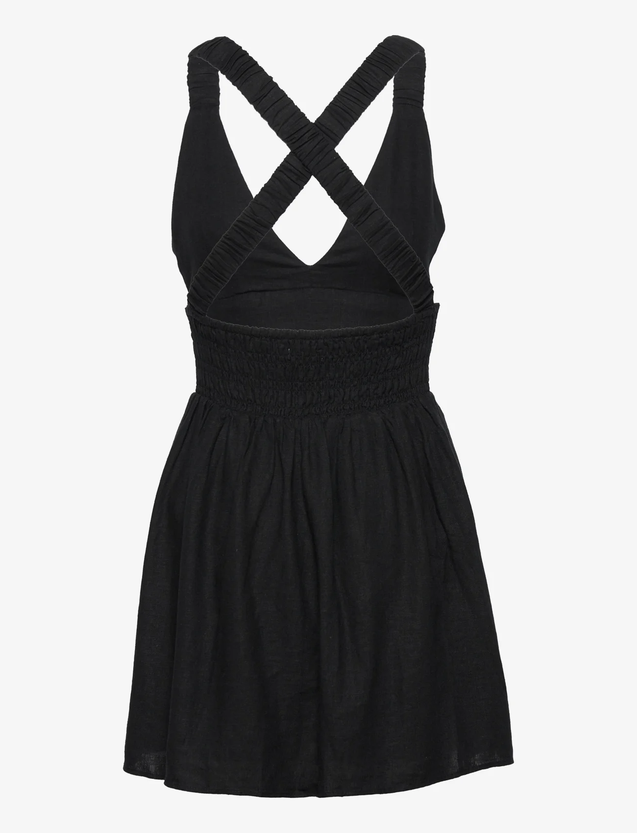 Abercrombie & Fitch - ANF WOMENS DRESSES - kurze kleider - black - 1