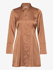 Abercrombie & Fitch - ANF WOMENS DRESSES - skjortklänningar - brown - 0