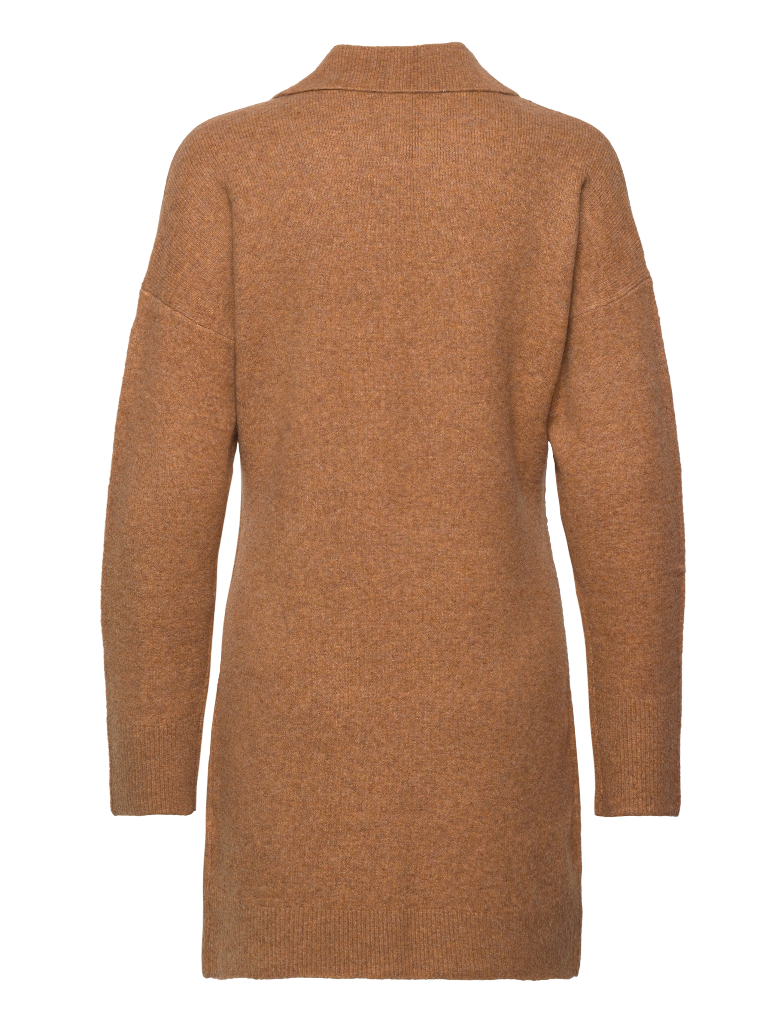 Abercrombie & Fitch - ANF WOMENS DRESSES - strickkleider - tobacco brown heather - 1