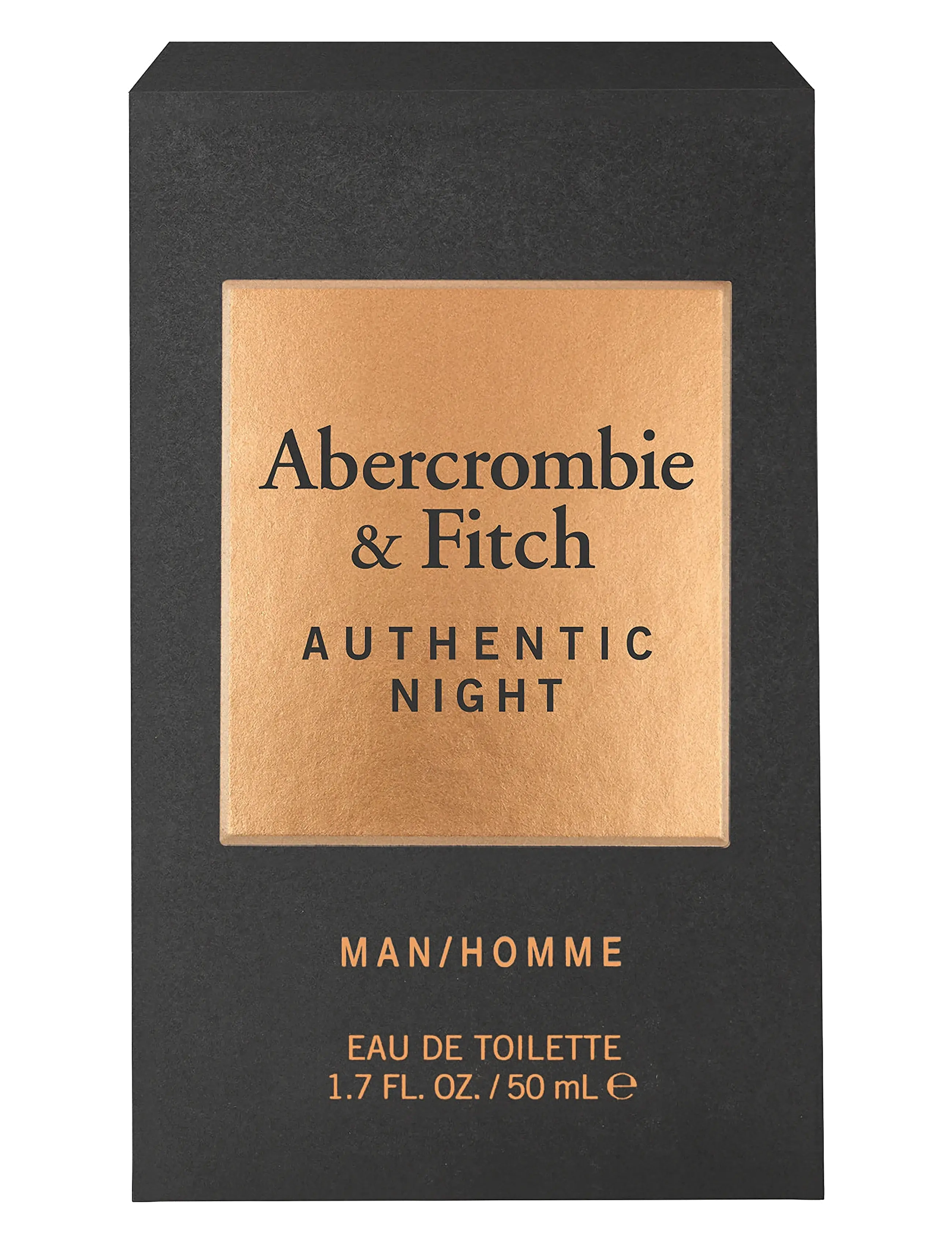 Abercrombie & Fitch - Authentic Night Men EdT - til ham  - clear - 1
