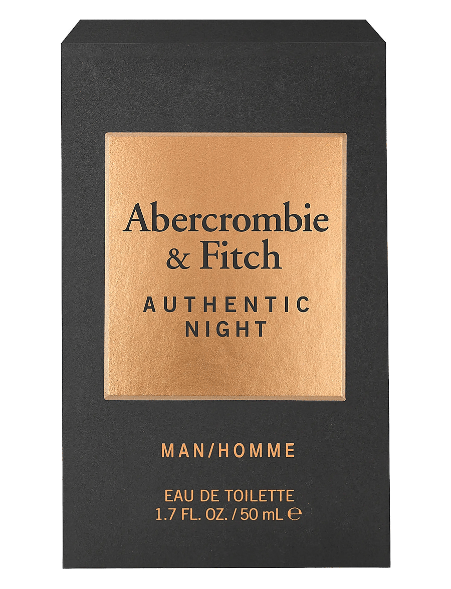 Abercrombie & Fitch - Authentic Night Men EdT - meestele - clear - 1