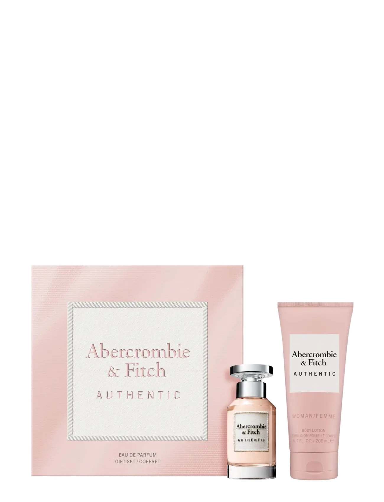 Abercrombie & Fitch Authentic Woman Eau de parfum 50ml + 200ml bl 250 ml - Gimtadienio dovanos - CLEAR / undefined