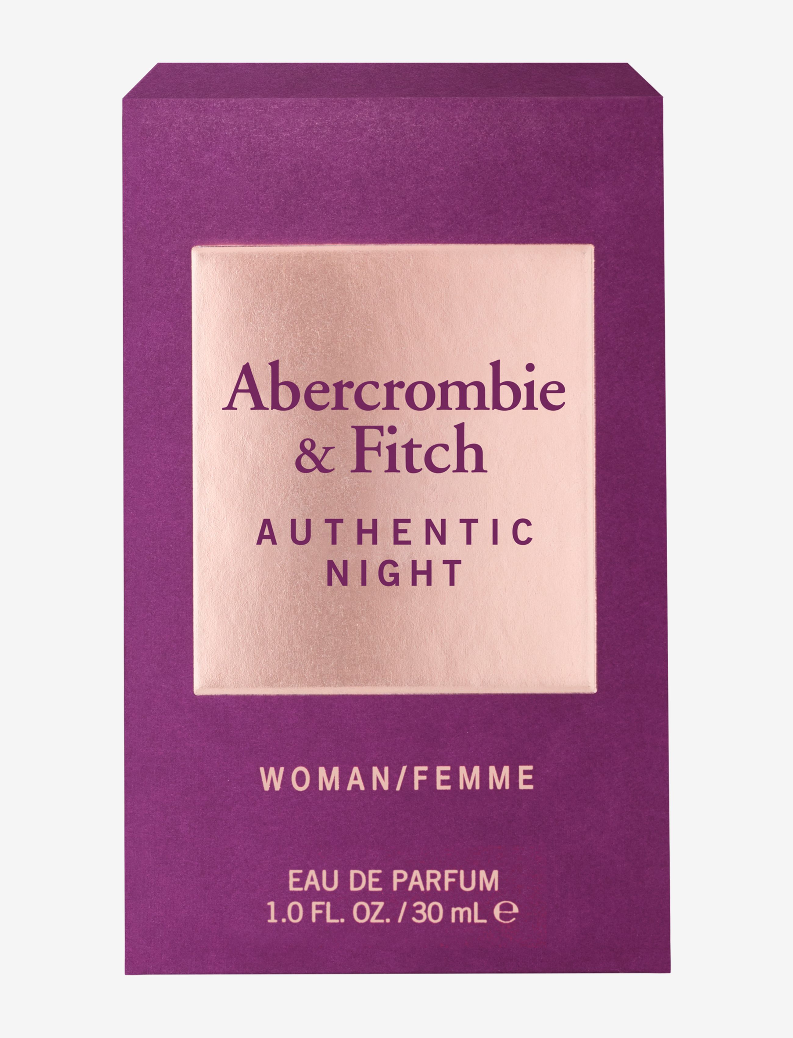 Abercrombie & Fitch - Authentic Night Women EdP - parfymer - clear - 1