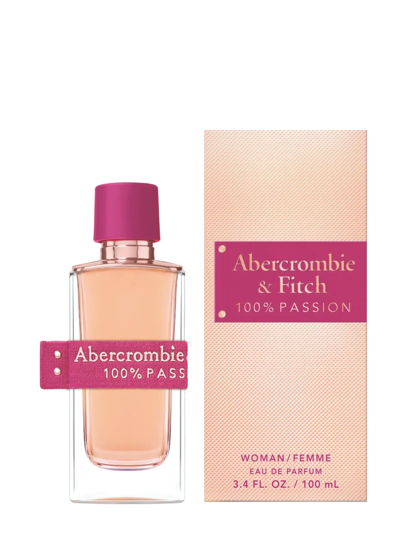 Abercrombie & Fitch - 100% Passion Women Eau de parfum 100.00 ML - til hende  - clear - 1