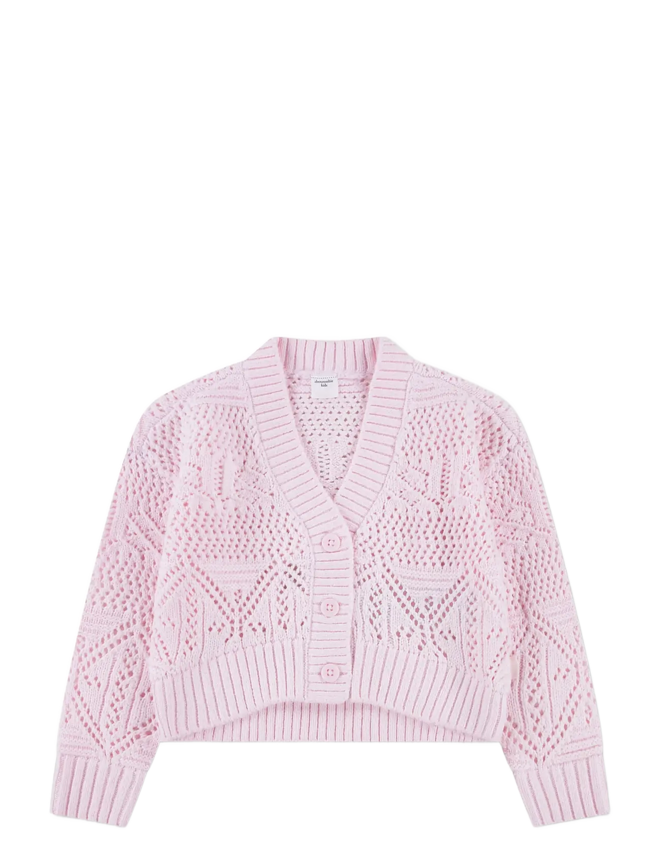 Abercrombie Kids G5-CARDIGAN - Oberteile - PINK MARSHMALLOW / pink/rose