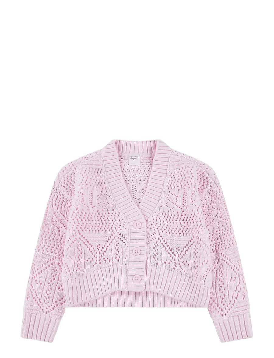 Abercrombie Kids - G5-CARDIGAN - cardigans - pink marshmallow - 0