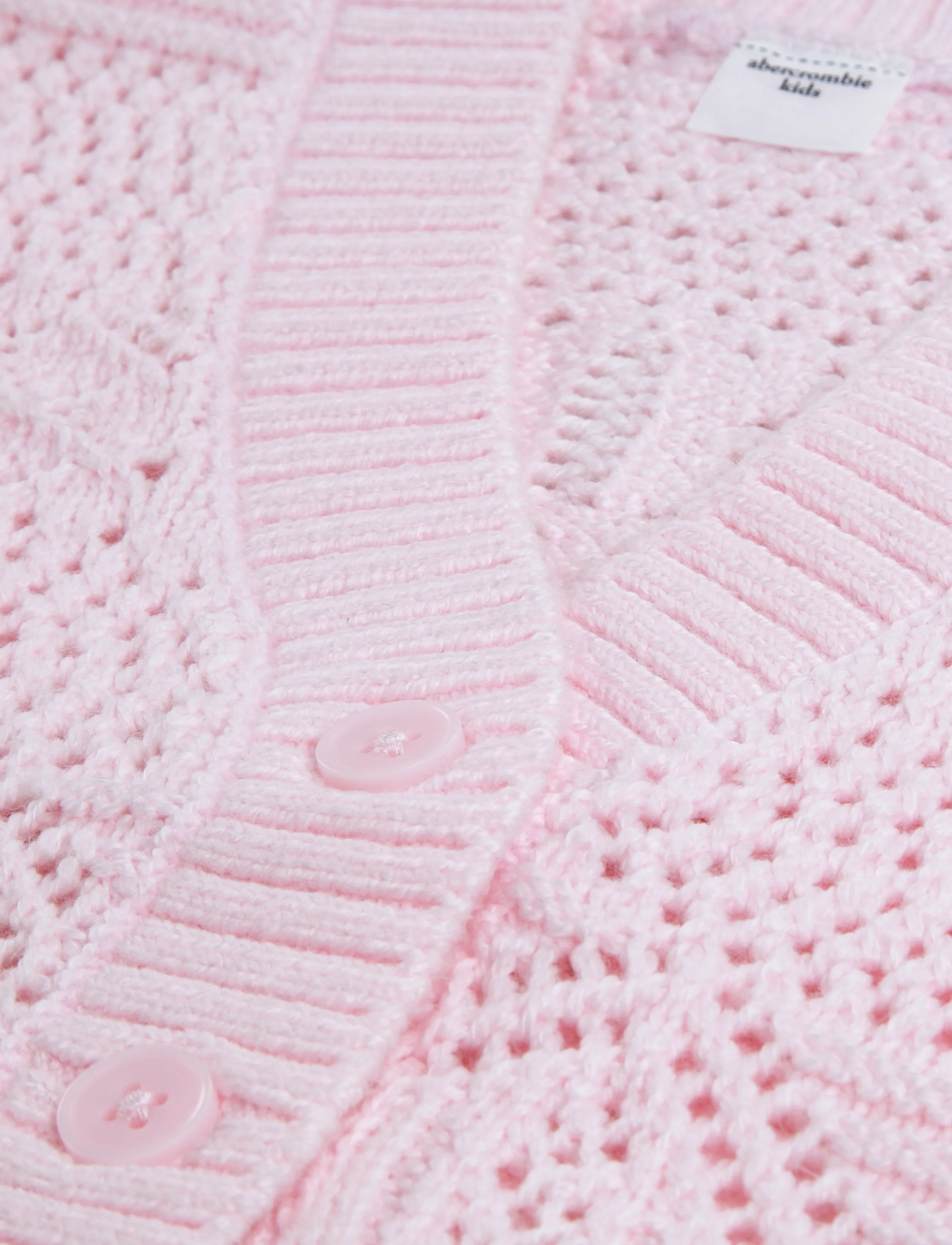 Abercrombie Kids - G5-CARDIGAN - cardigans - pink marshmallow - 2