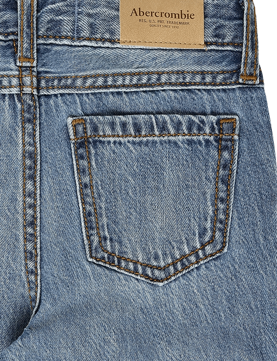 Abercrombie Kids - PX-DENIM PANTS - hosen mit weitem bein - cabin blues - 1