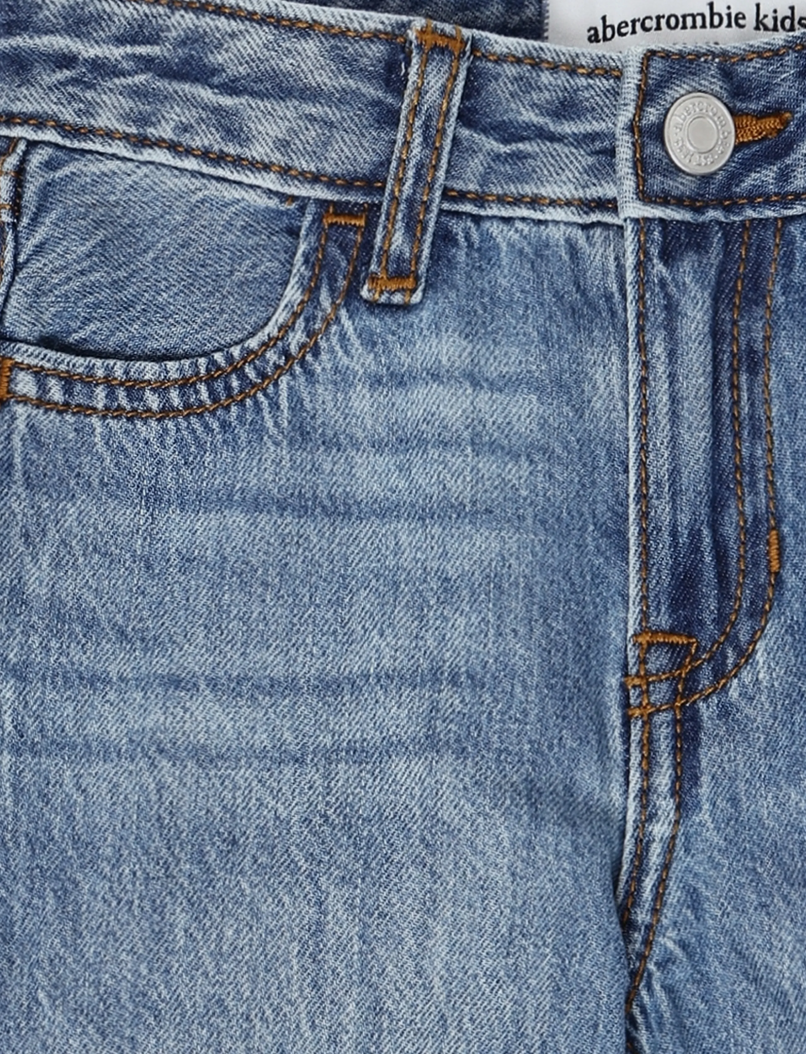 Abercrombie Kids - PX-DENIM PANTS - hosen mit weitem bein - cabin blues - 4