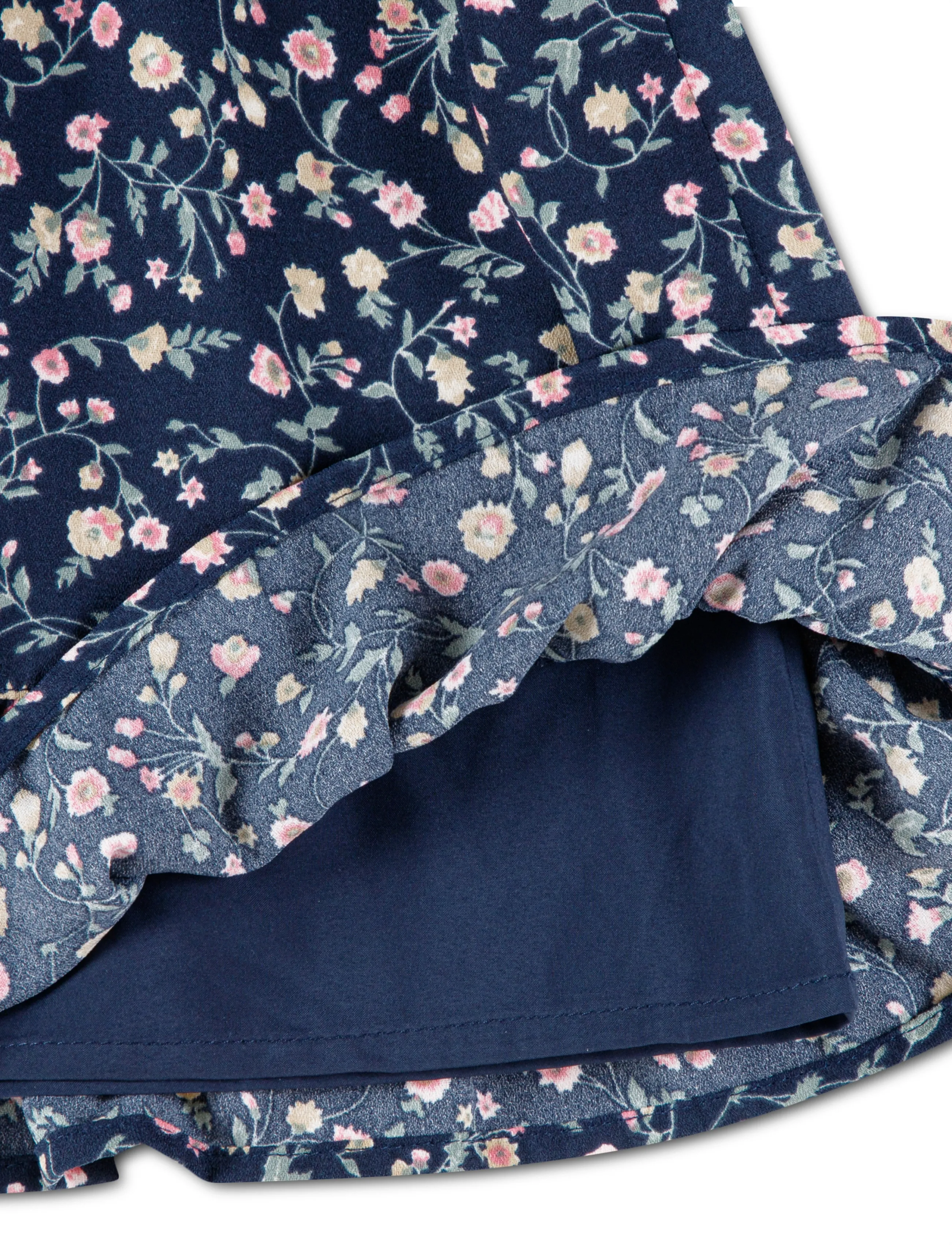 Abercrombie Kids - DR-DRESS - Ärmlösa vardagsklänningar - navy painted flowers - 3