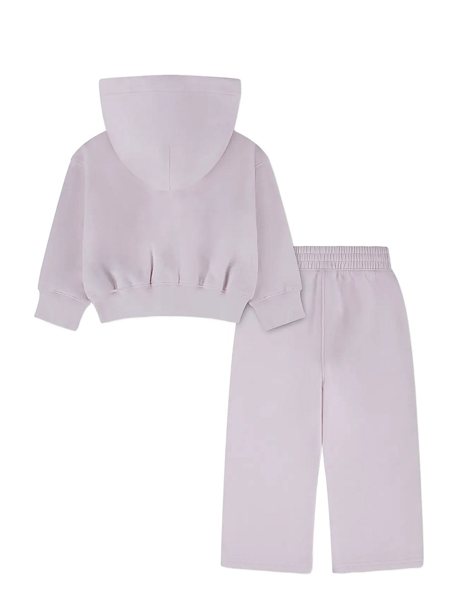 Abercrombie Kids - F8-FLEECE PANT SET - sportanzüge - pink marshmallow - 1