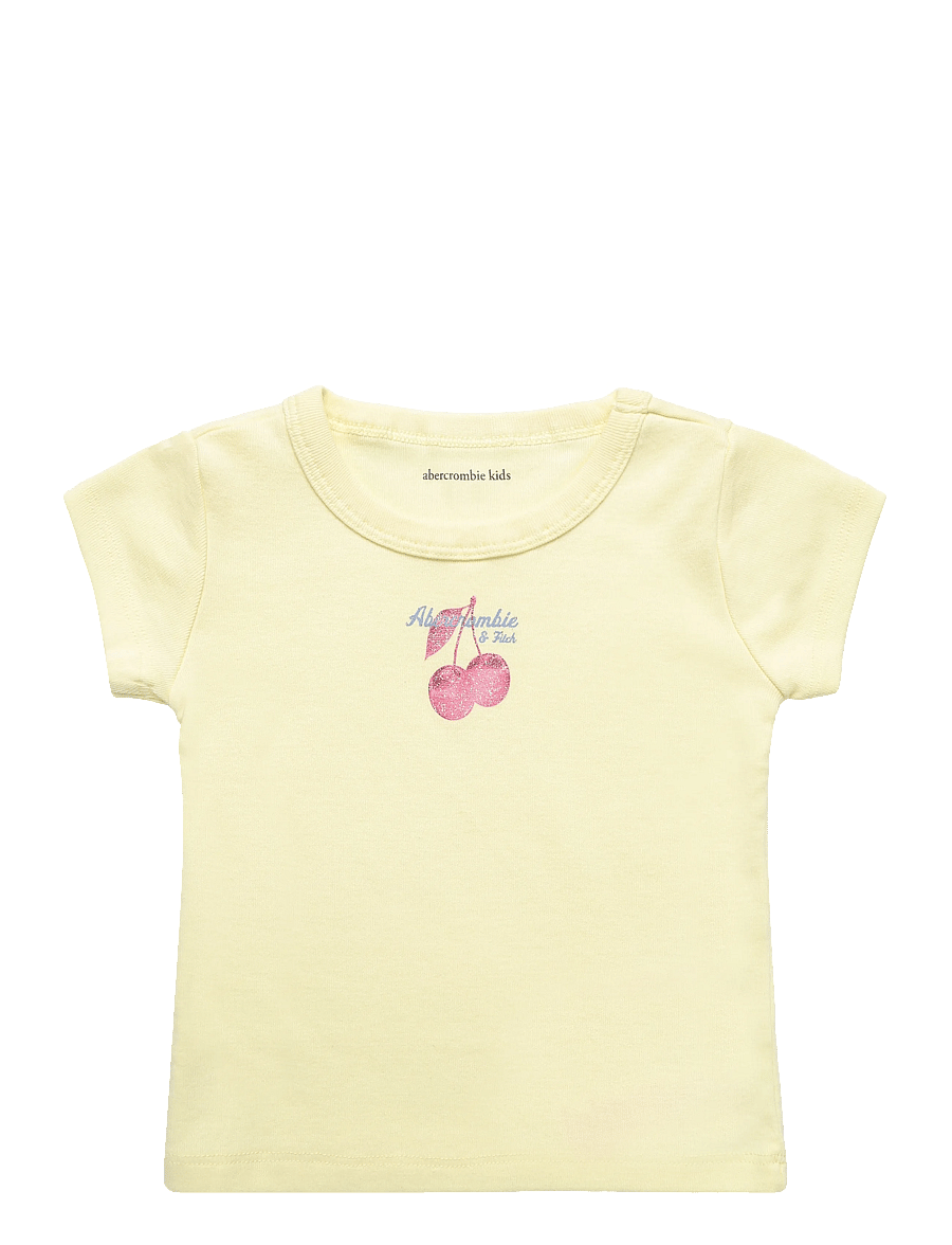 Abercrombie Kids - KT-S/S KNIT TOP - kortärmade t-shirts - flan - 0