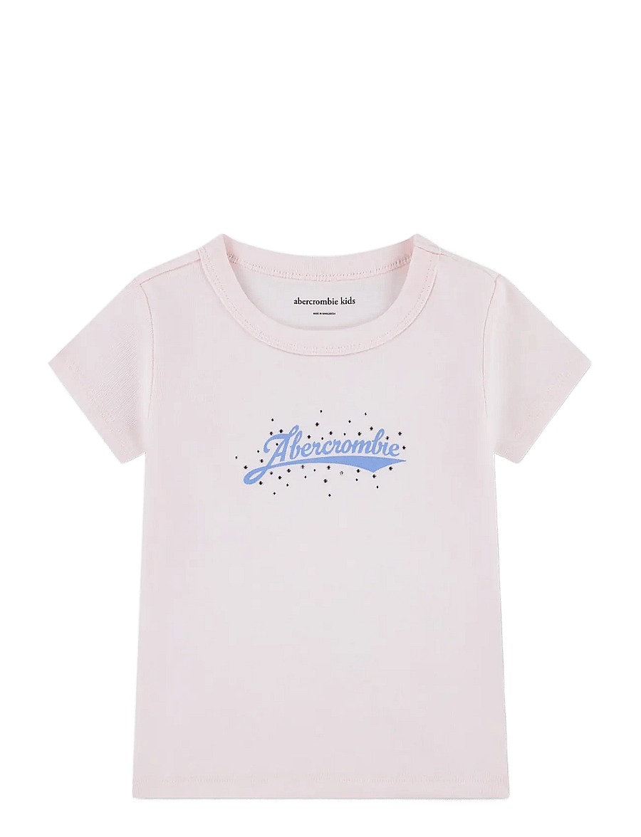 Abercrombie Kids - KT-S/S KNIT TOP - kurzärmelige - pink marshmallow - 0