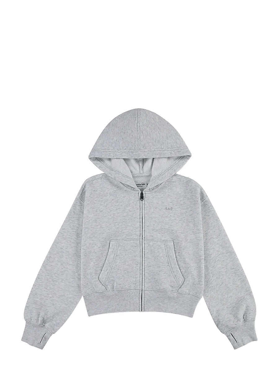 Abercrombie Kids - ZH-FULL ZIP HOODY - fleecejacken - anf light grey heather - 1