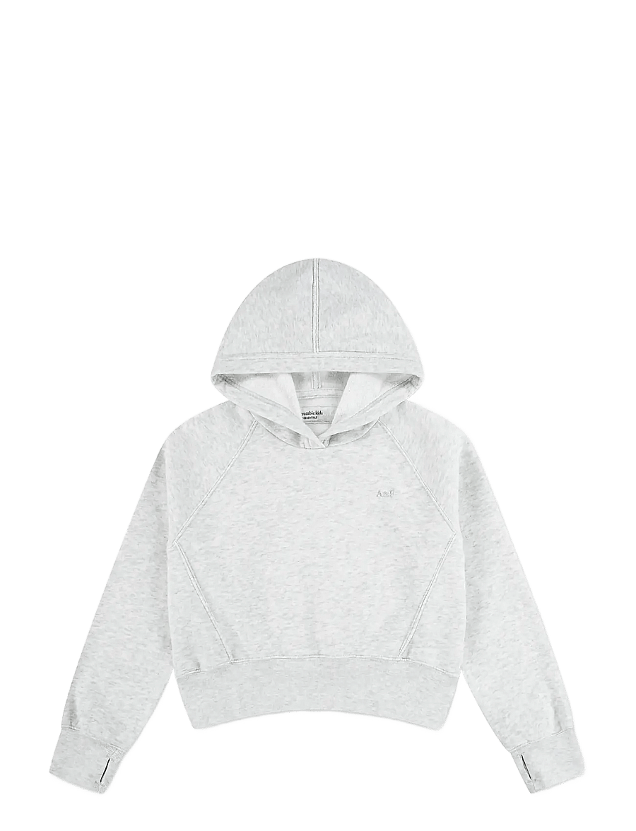 Abercrombie Kids - PO-PULL-OVER HOODY - kapuzenpullover - anf light grey heather - 1