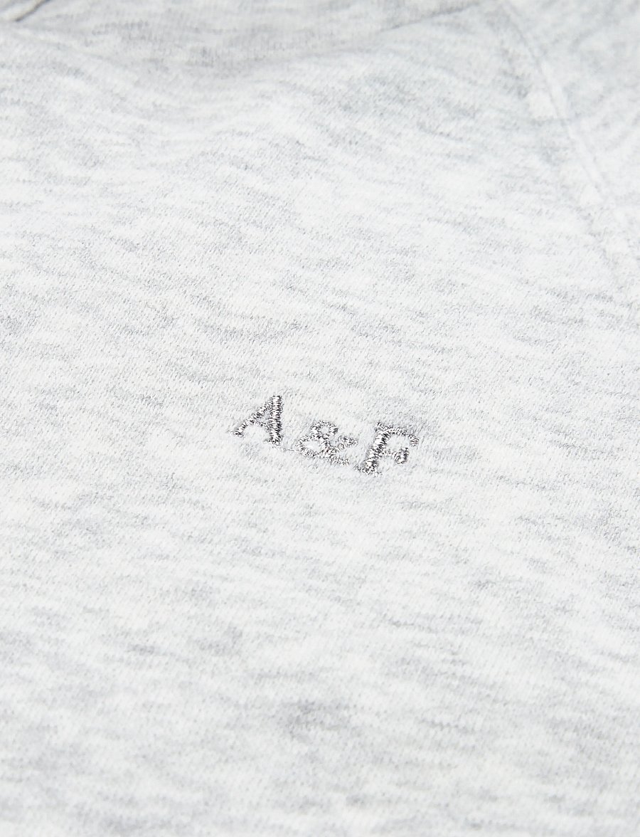 Abercrombie Kids - PO-PULL-OVER HOODY - kapuzenpullover - anf light grey heather - 5