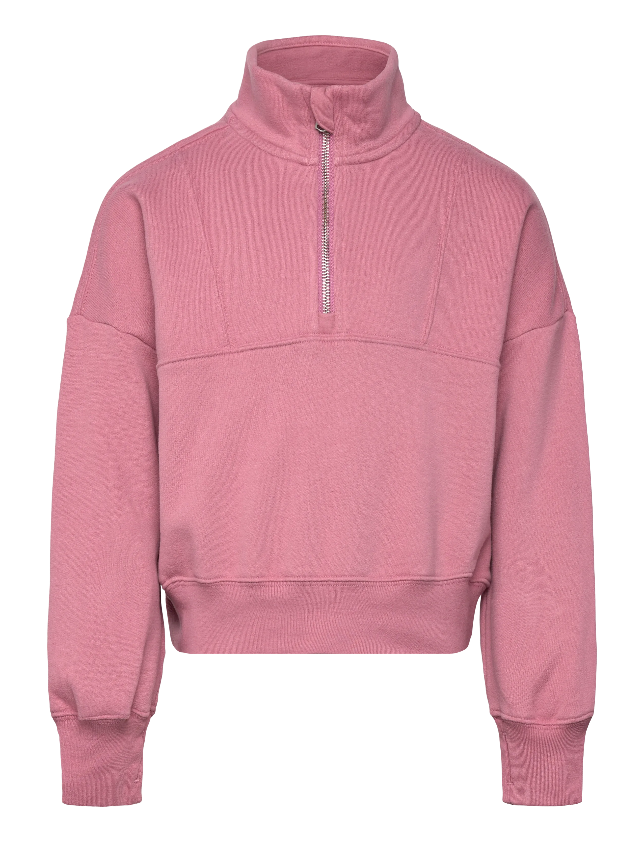 Abercrombie Kids HZ-1/2 ZIP TOP - Kampanj - MESA ROSE / pink/rose