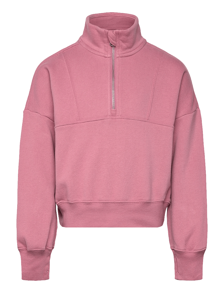 Abercrombie Kids - HZ-1/2 ZIP TOP - sweatshirts - mesa rose - 0