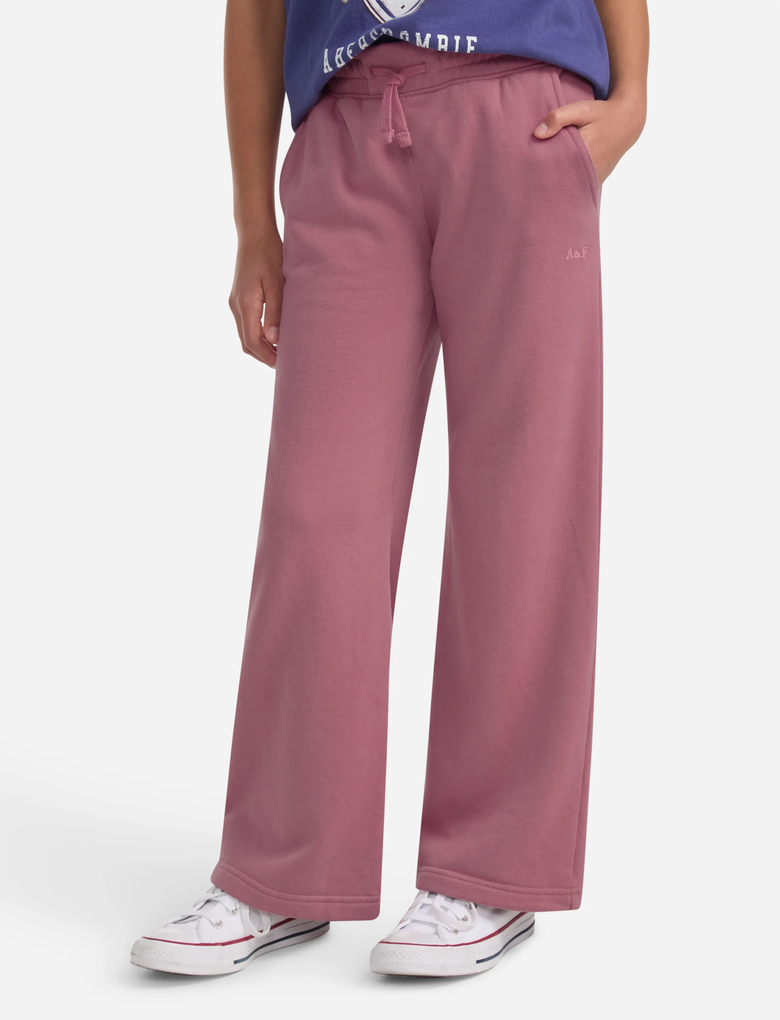 Abercrombie Kids F7-FLEECE PANT - Jogginghosen - MESA ROSE / pink/rose
