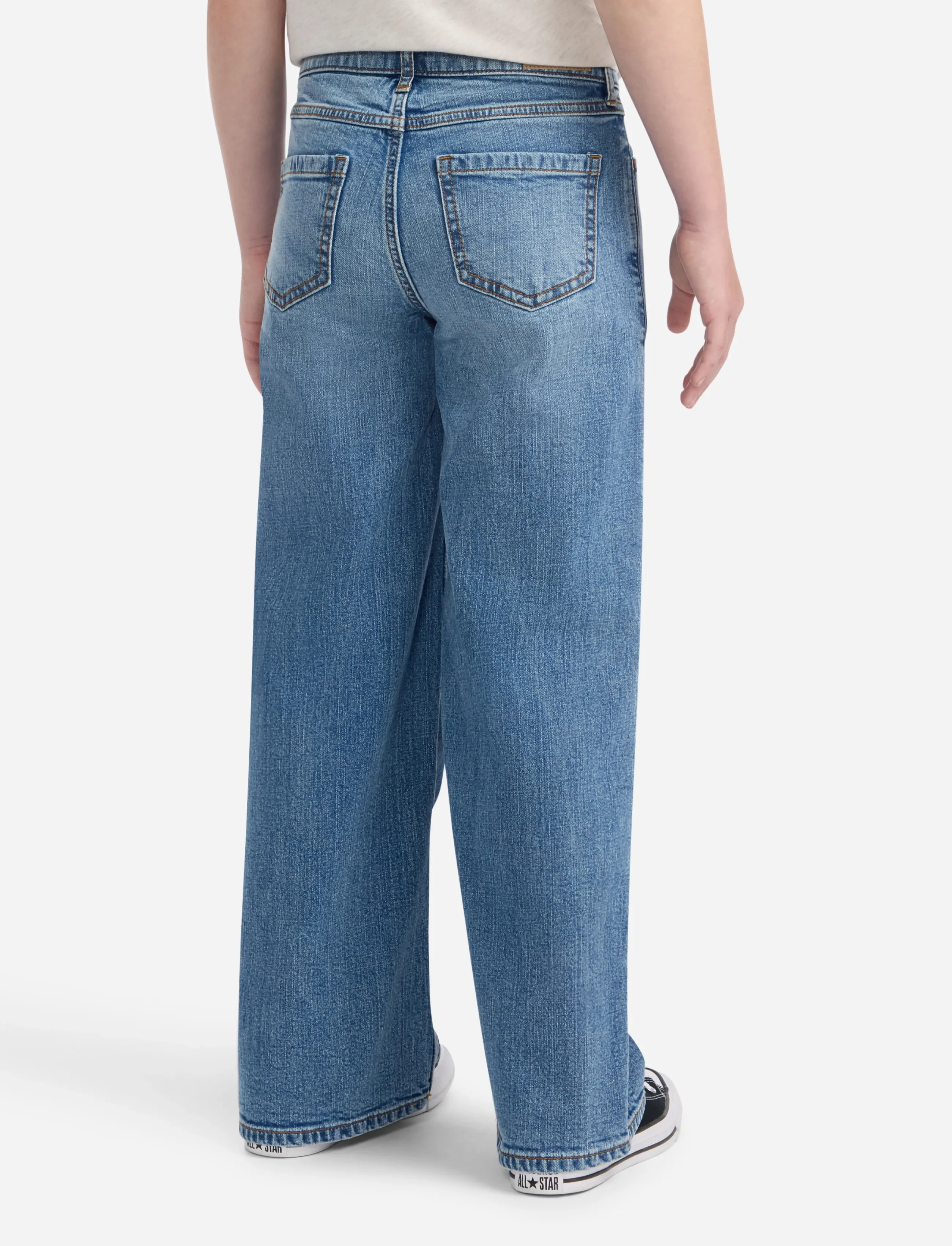Abercrombie Kids - PX-DENIM PANTS - hosen mit weitem bein - cabin blues - 2