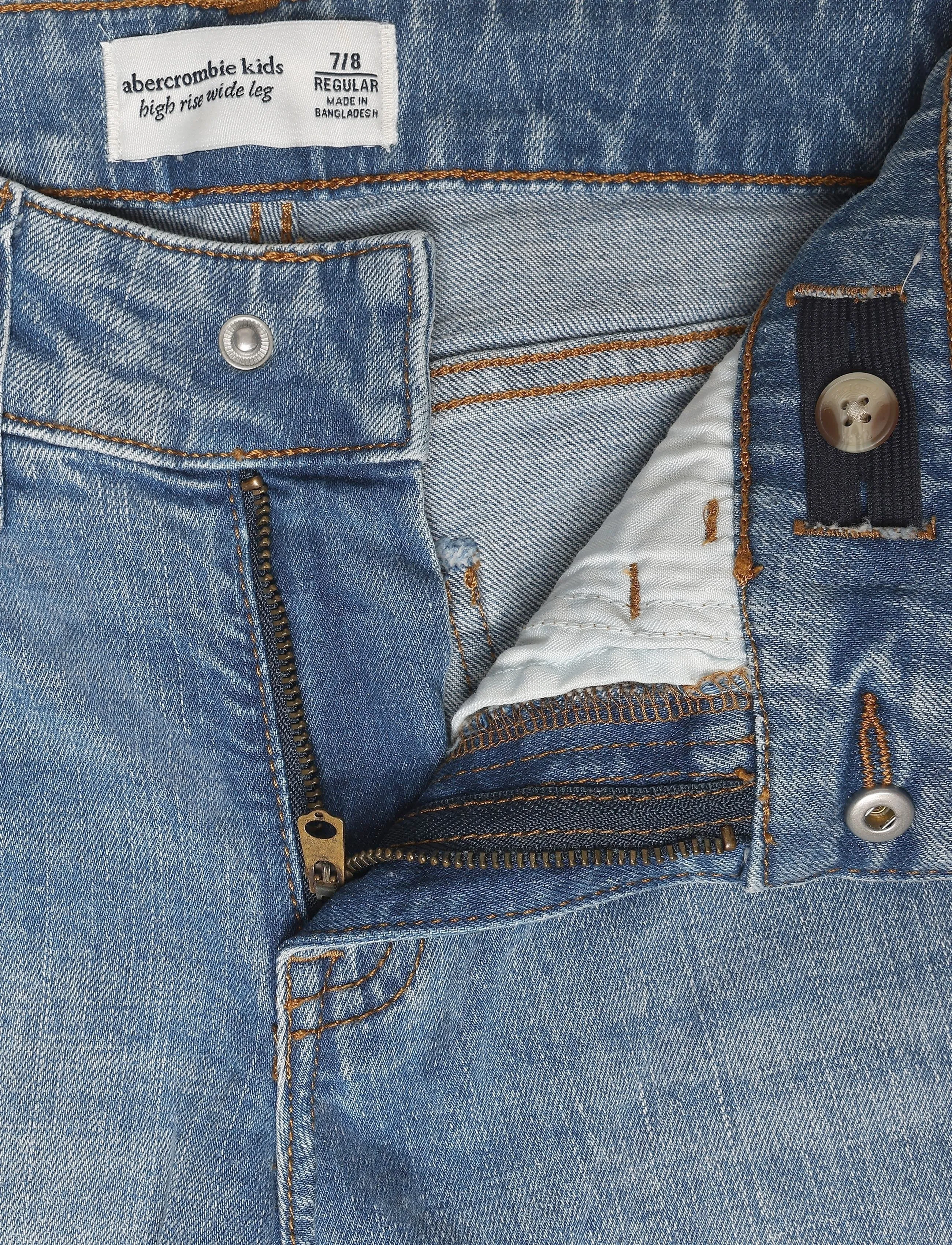 Abercrombie Kids - PX-DENIM PANTS - laiad teksad - cabin blues - 5